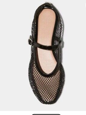 A New Day Issa Mesh Flats Mary Jane Womens size 9 Memory foam insole NIB
